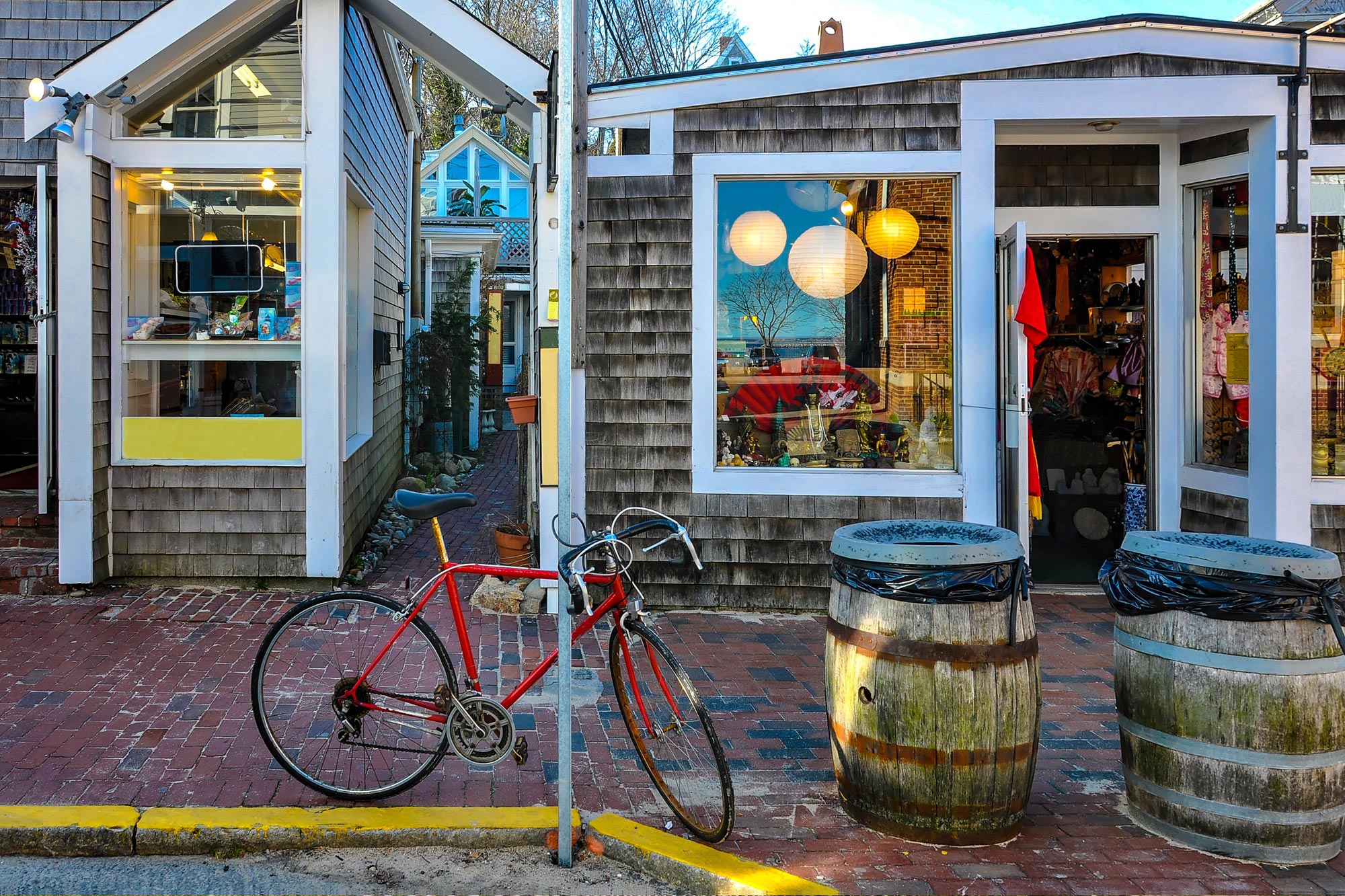 Picturesque small-town storefront